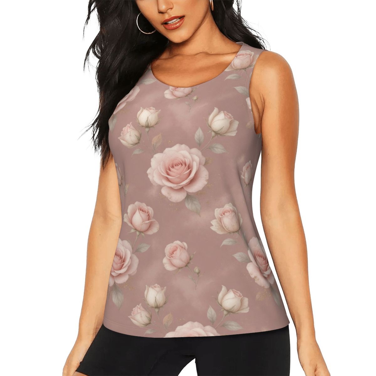 Roze Blush — Top na ramiączkach