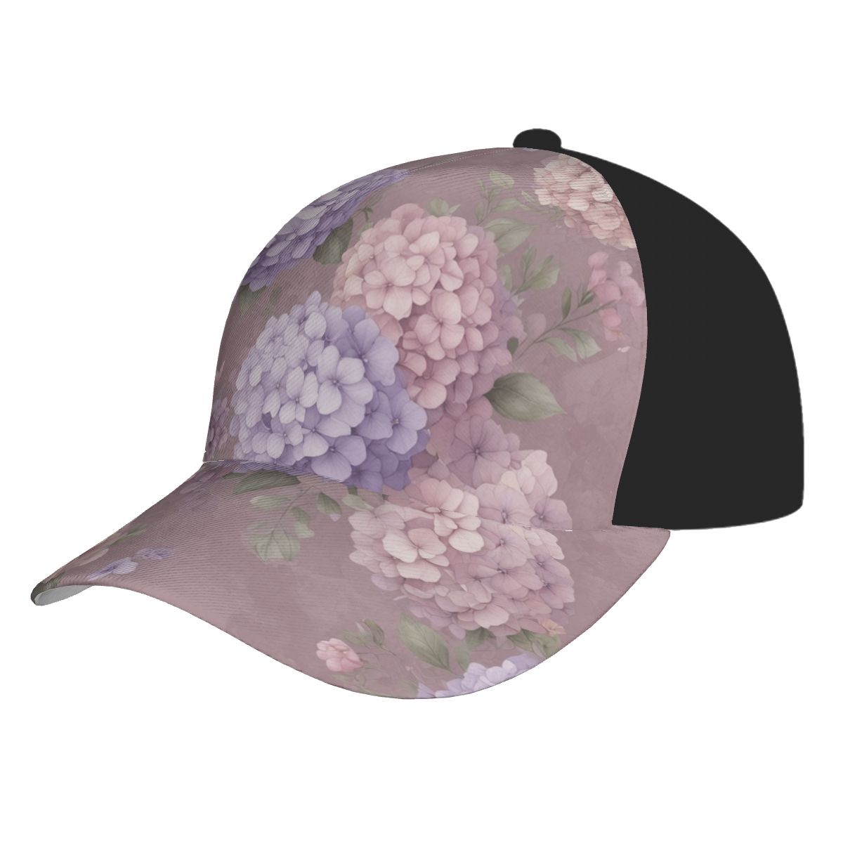 Baseball Cap (Whole Design) 08hortensjelawendaaop