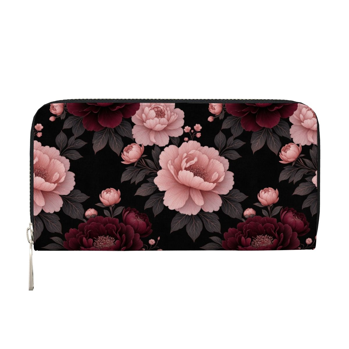 Long Leather Clutch Wallet 01peoniegardenaop