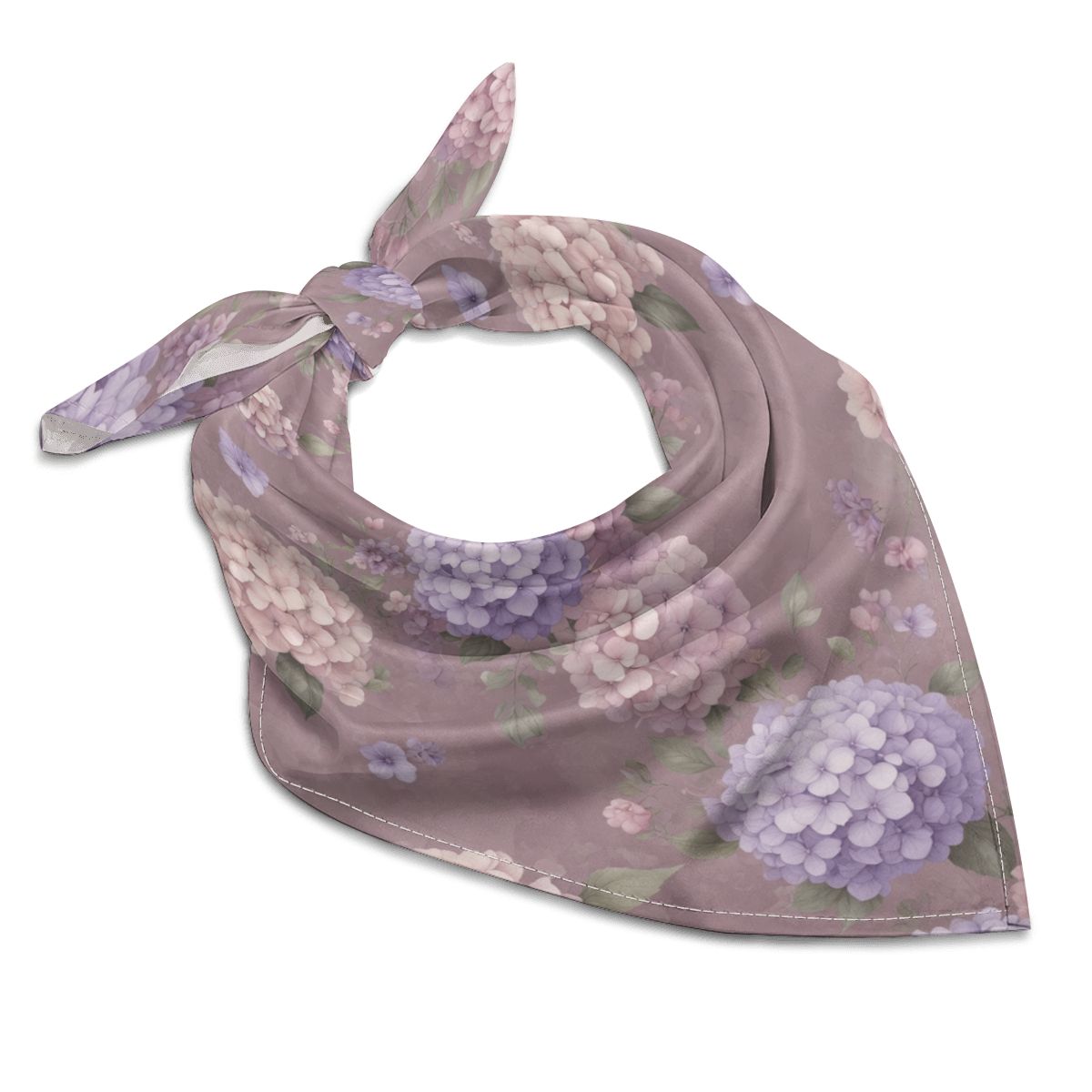 Silk Scarf 08hortensjelawendaaop