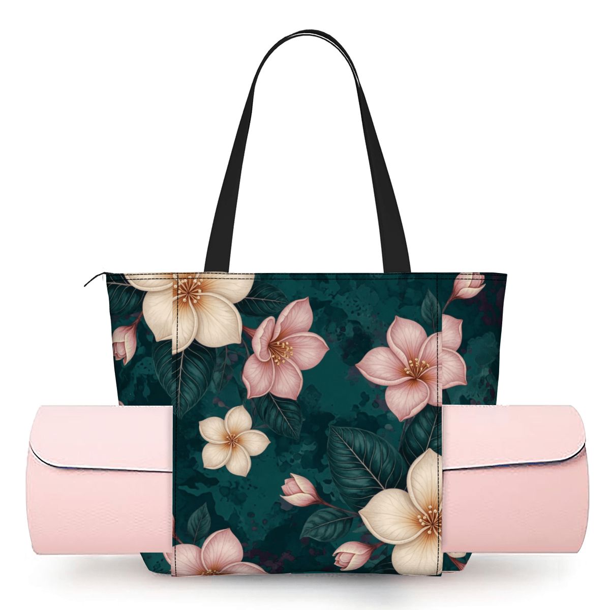 Yoga Bag with Yoga Mat Carrier 10plumeriatropikaop