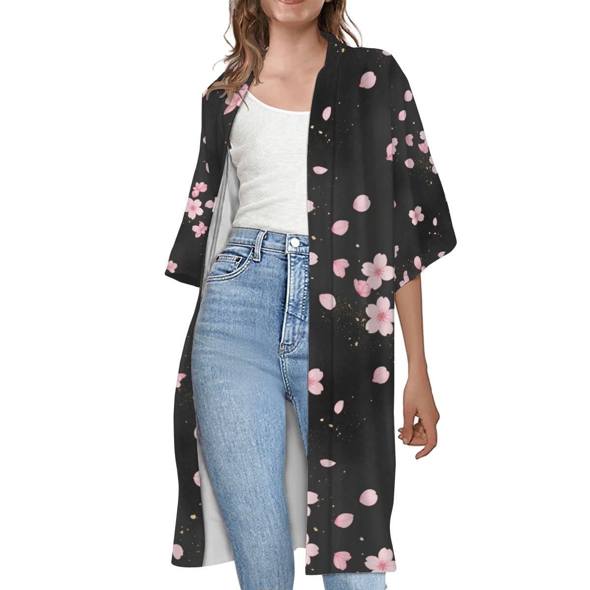 Women's Short Sleeve Cape 06sakuradustaop