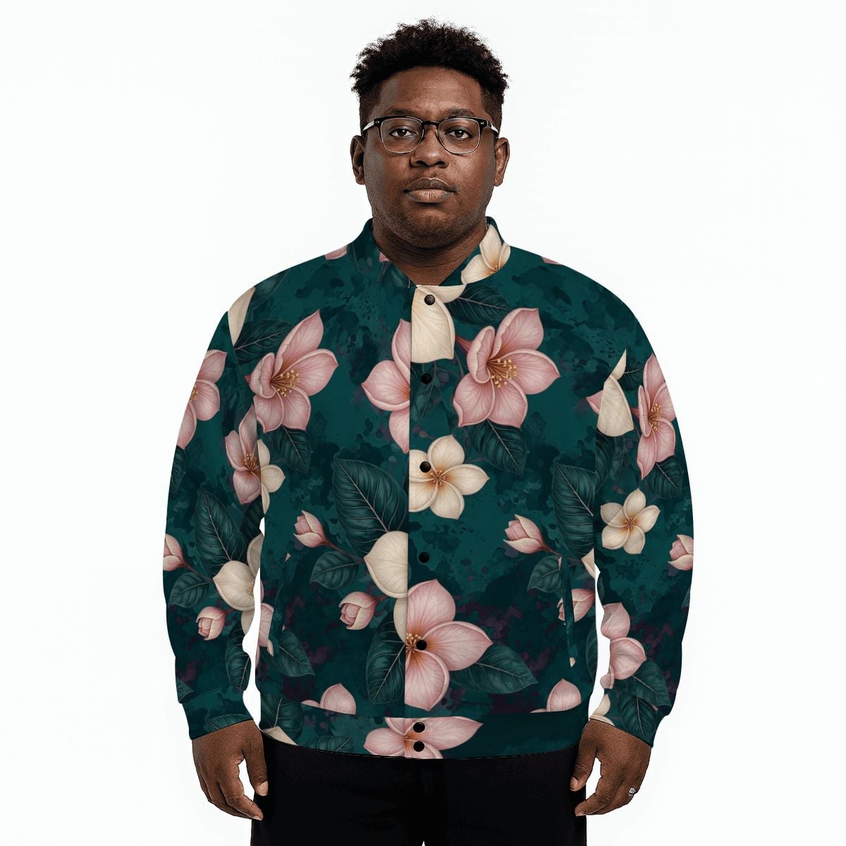 Buttonup Baseball Jacket 10plumeriatropikaop
