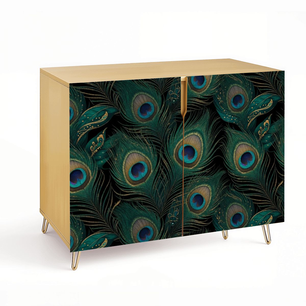 Wooden Storage Cabinet 04pawszmaragd