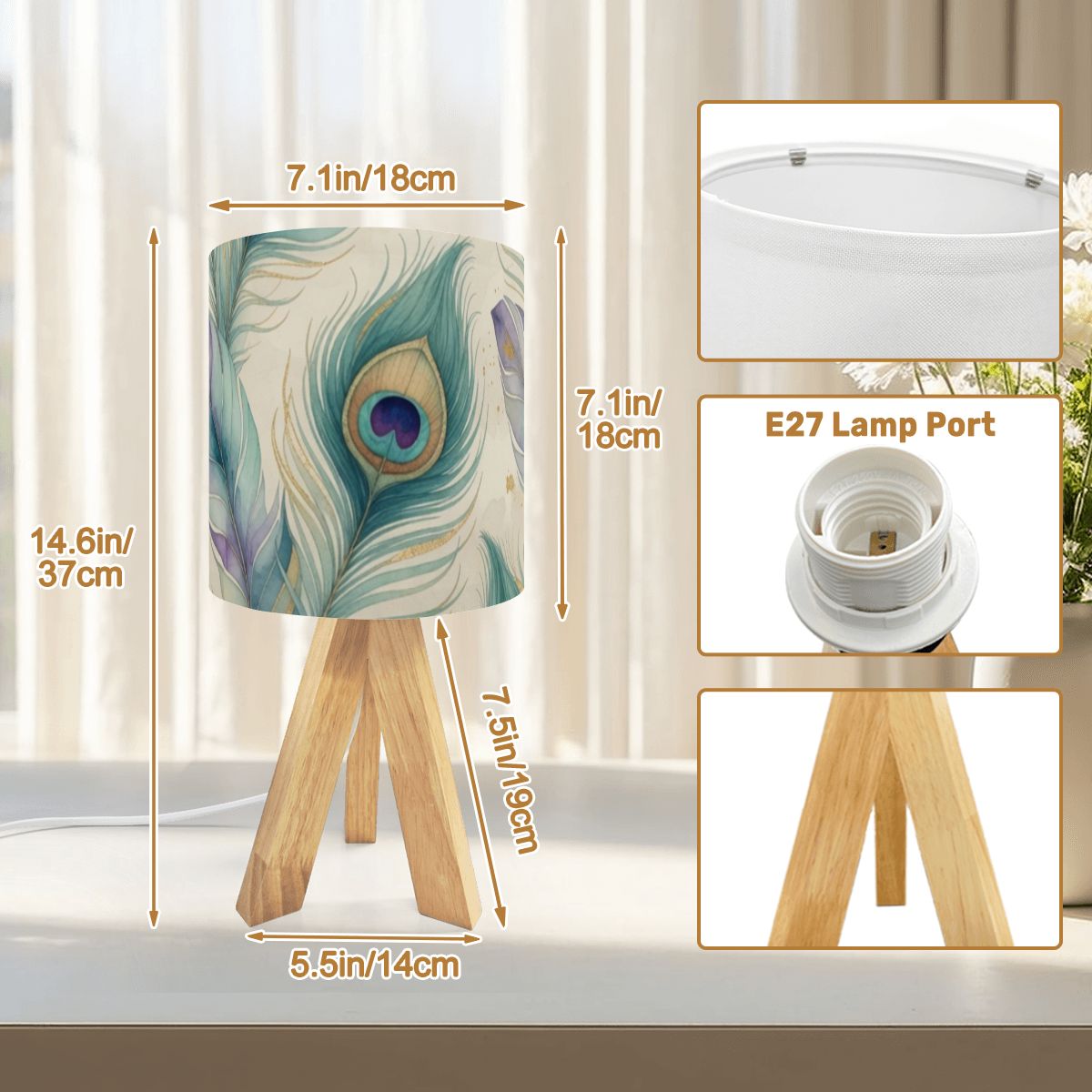 Paw Akwarela — Lampe de table trépied
