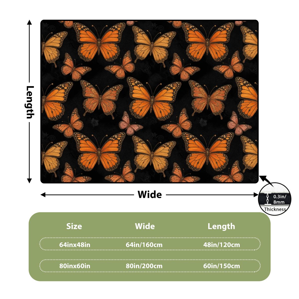 Motyle Monarcha — Teppich