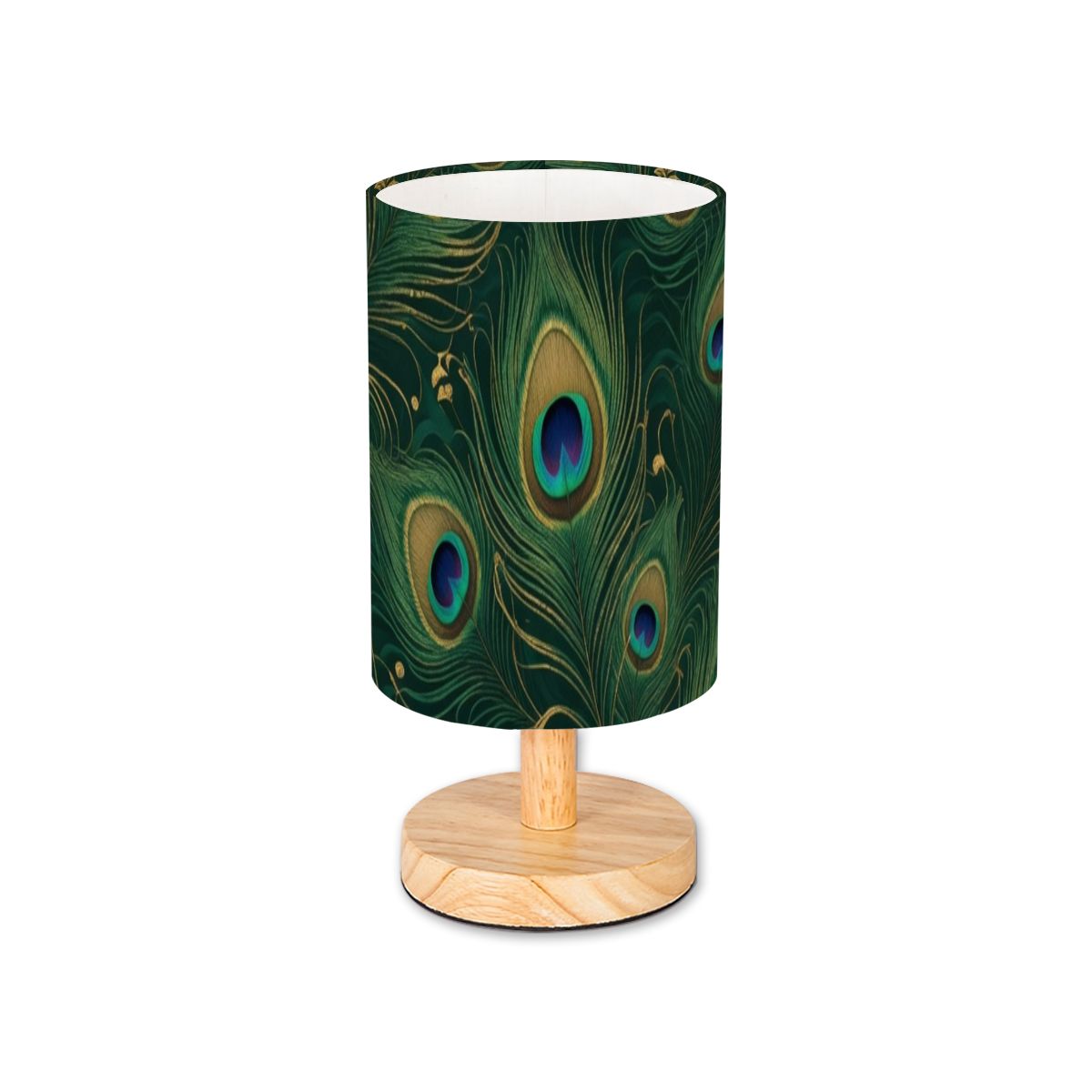 Paw Teal Gold — Lampa stołowa cylindryczna