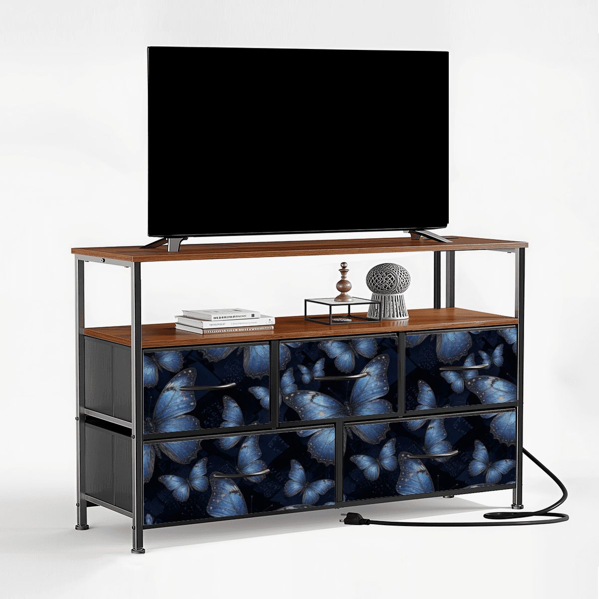 5Drawer TV Stand Dresser 03motylemorpho