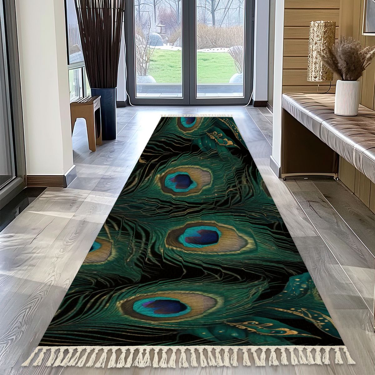 Paw Szmaragd — Runner rug