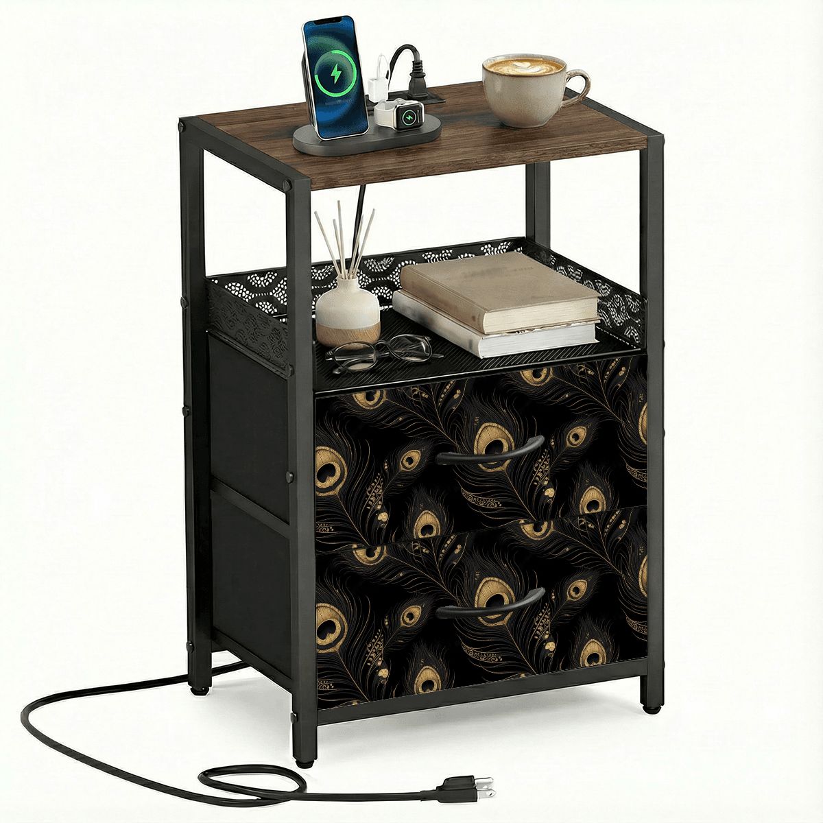 2Drawer Bedside Table 07pawzloto