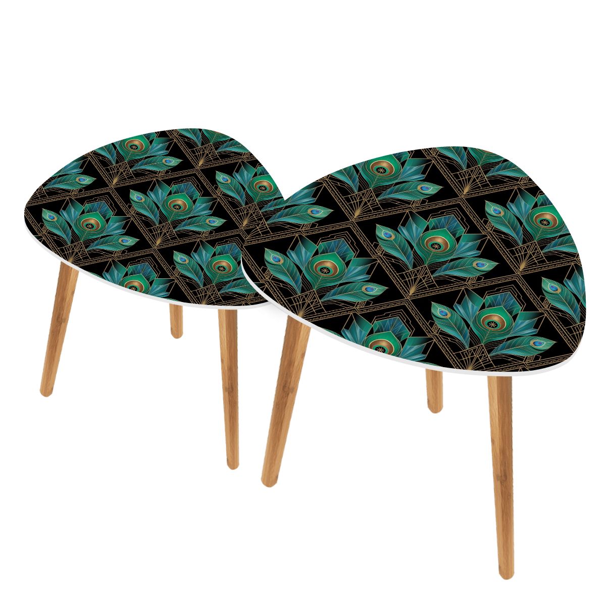 Triangle Coffee Table Set of 2 13pawdeco