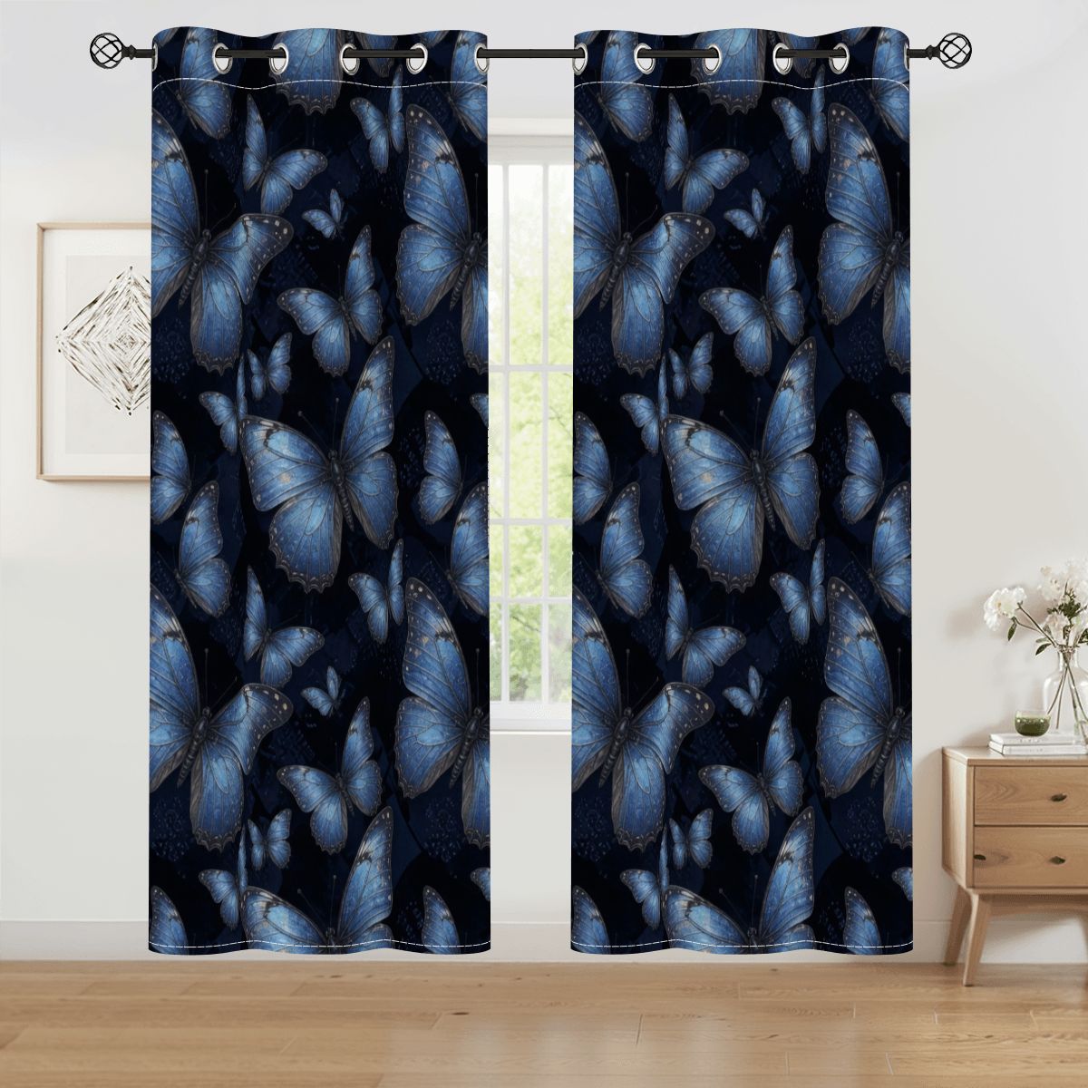 Motyle Morpho — Blackout curtain