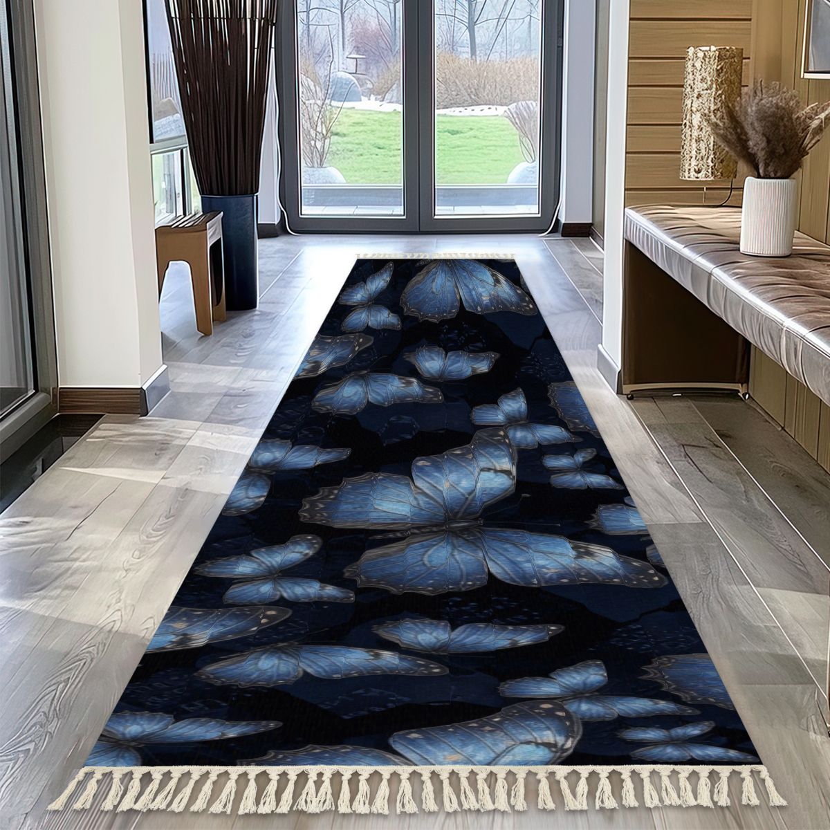 Motyle Morpho — Runner rug