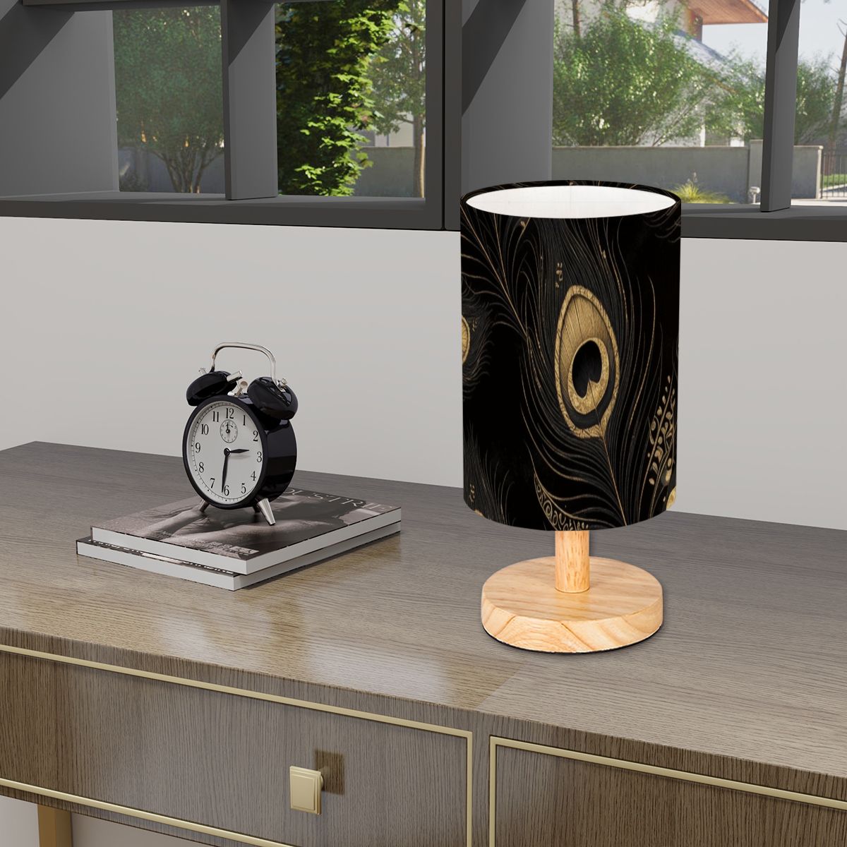 Paw Zloto — Lampa stołowa cylindryczna