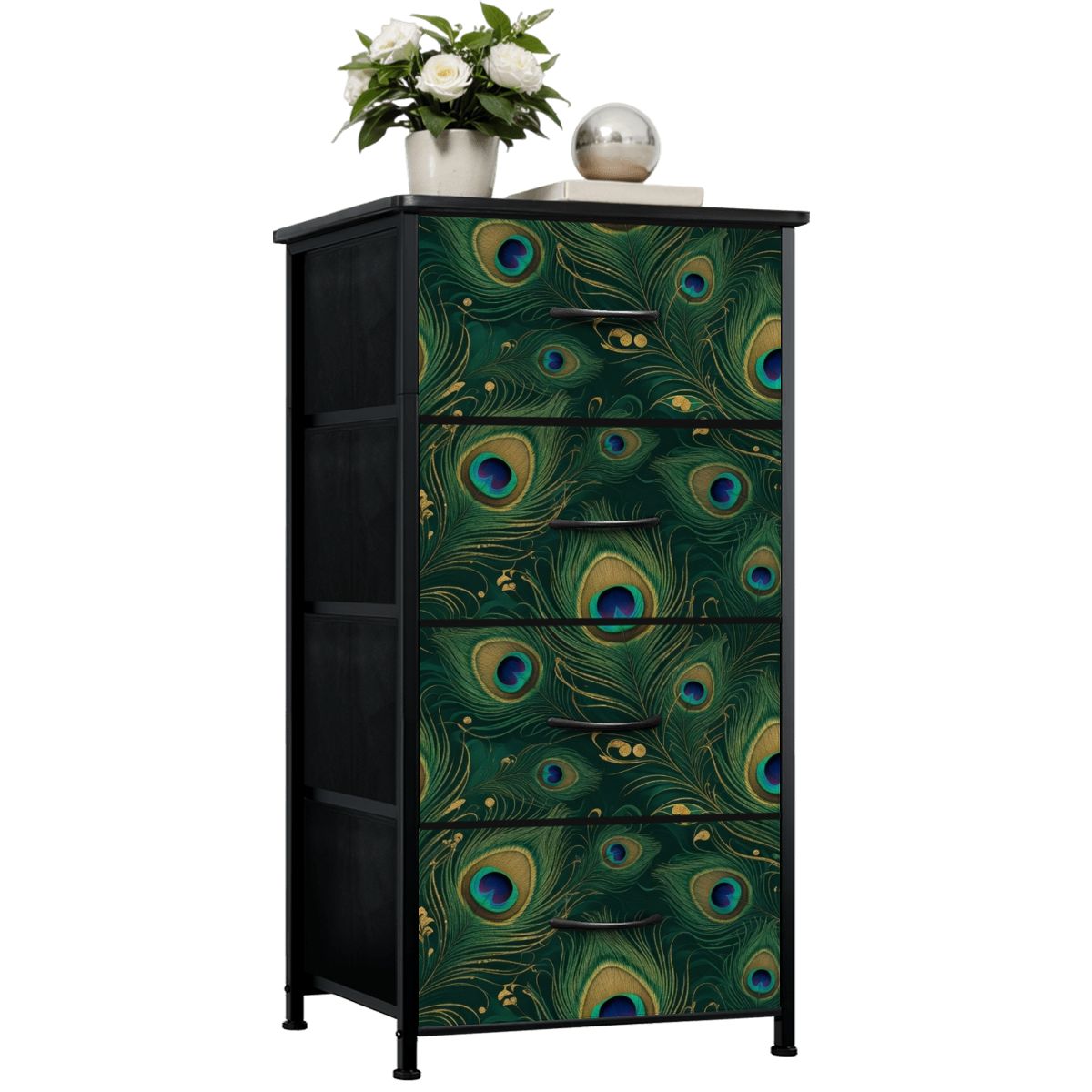 4Drawer Dresser 01pawtealgold