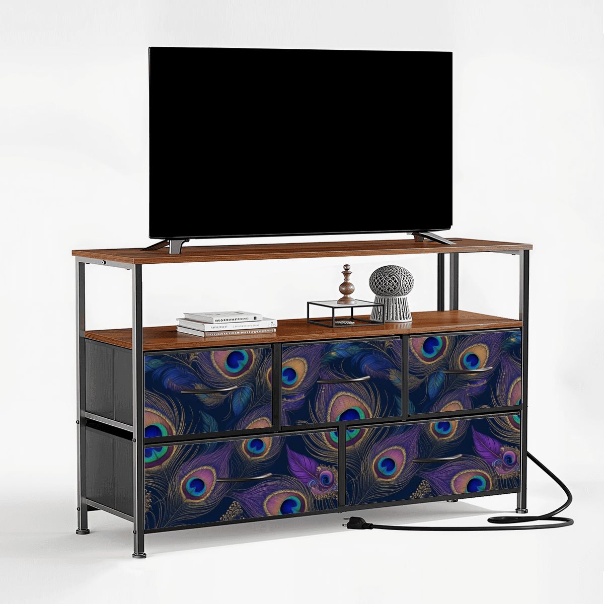 5Drawer TV Stand Dresser 03pawametyst