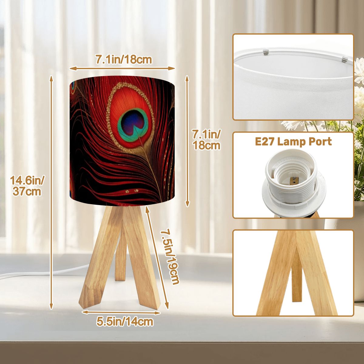 Paw Rubin — Lampe de table trépied