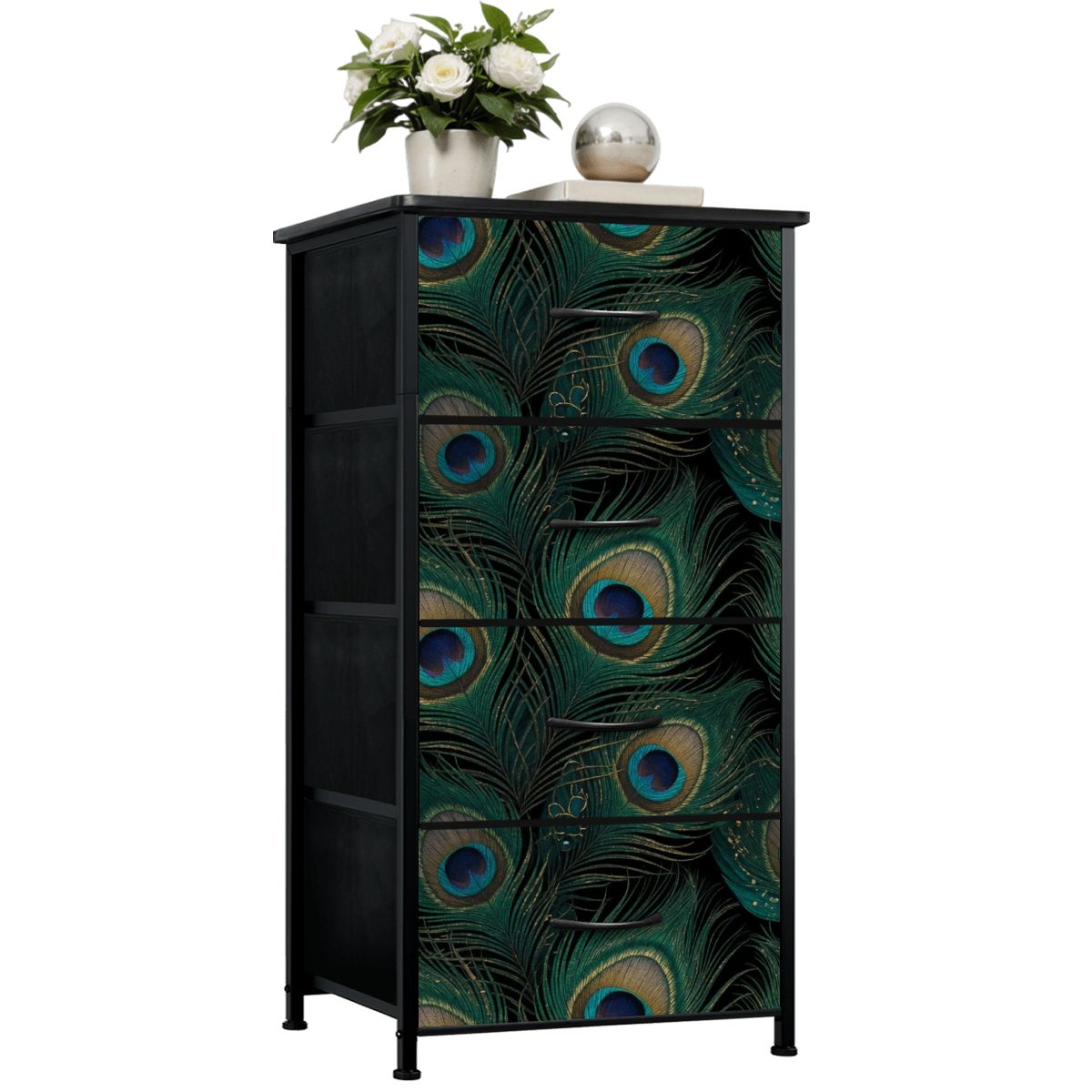 4Drawer Dresser 04pawszmaragd