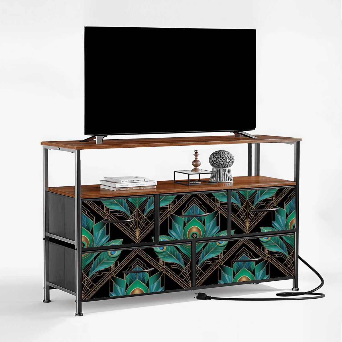 5Drawer TV Stand Dresser 13pawdeco