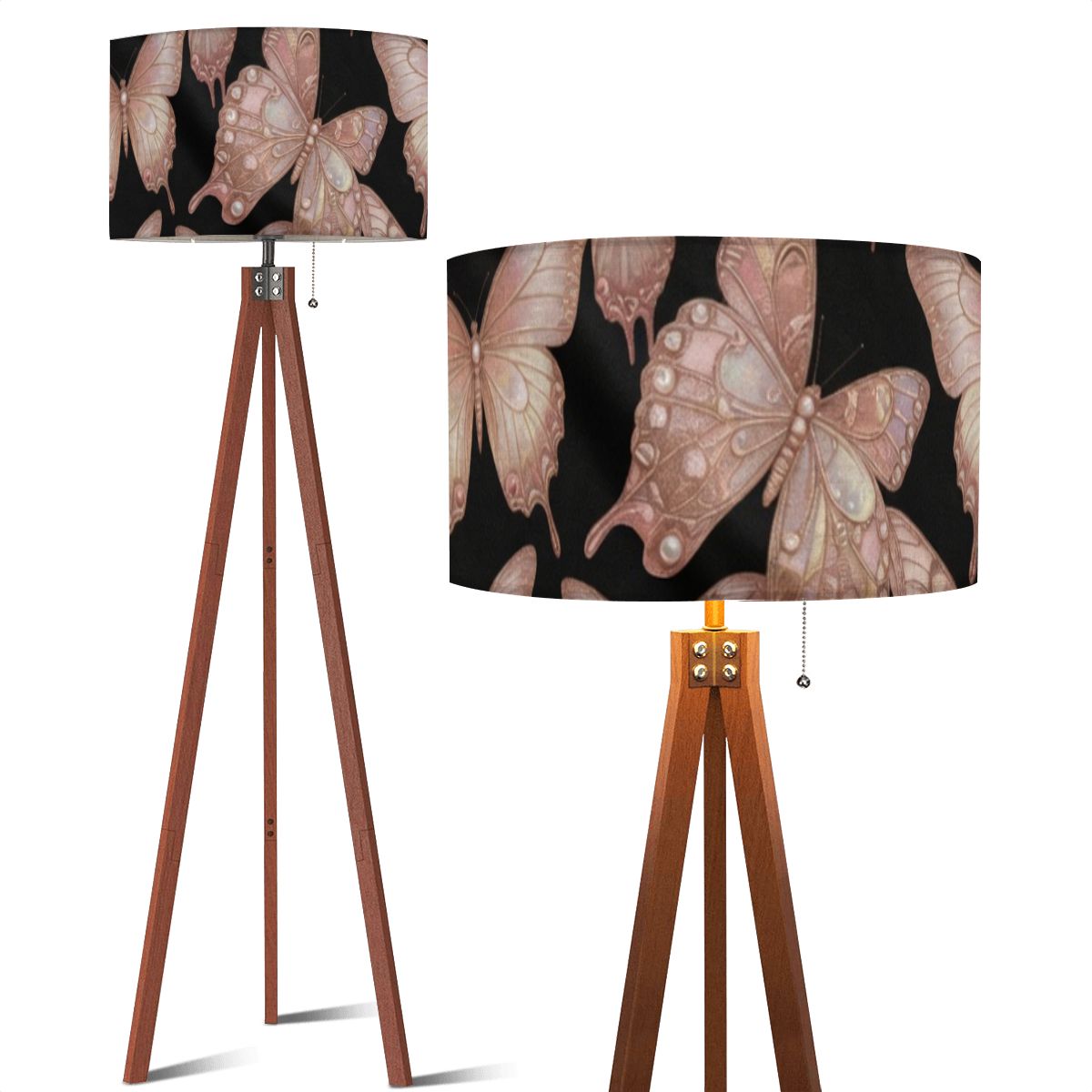 Motyle Rosegold — Tripod floor lamp