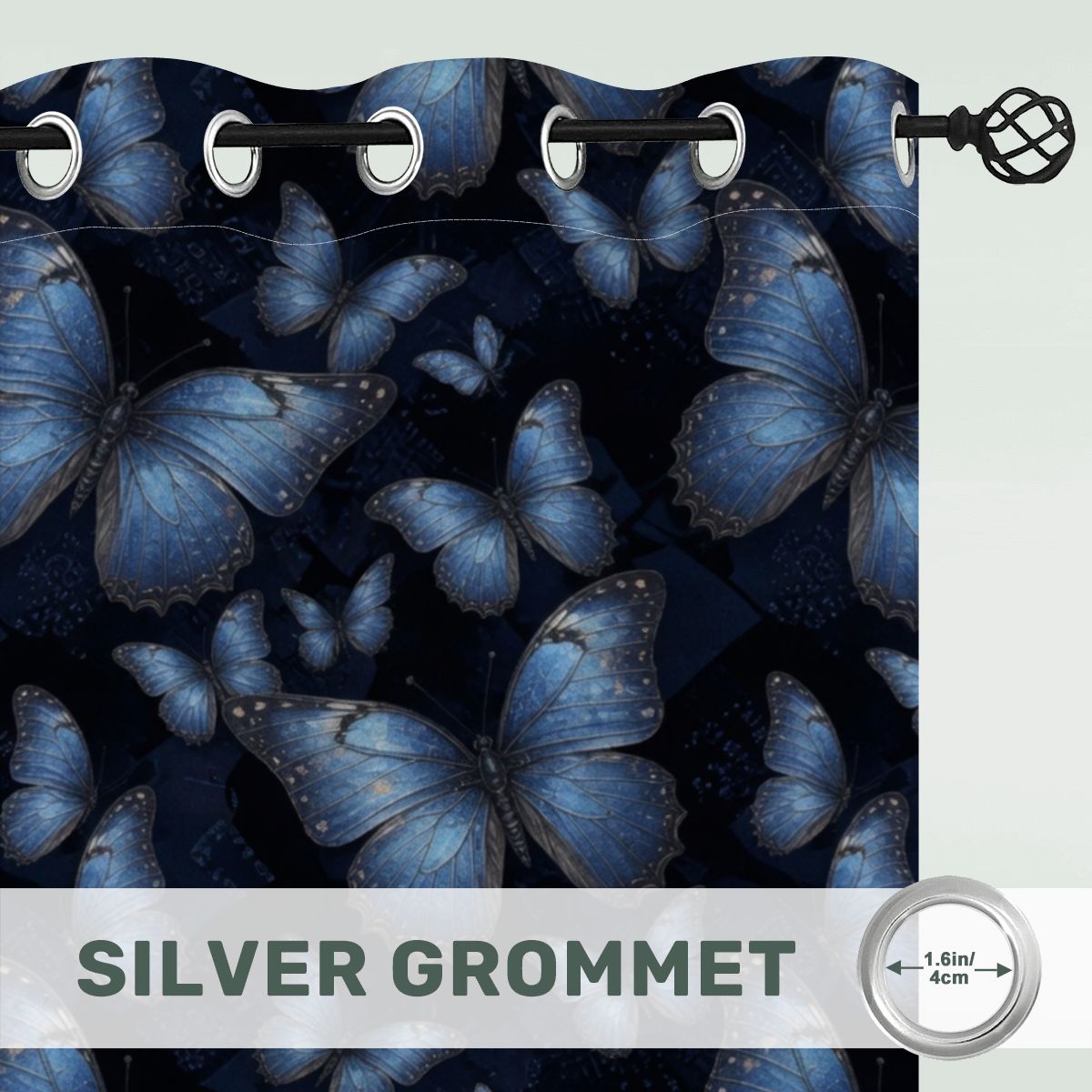 Motyle Morpho — Blackout curtain