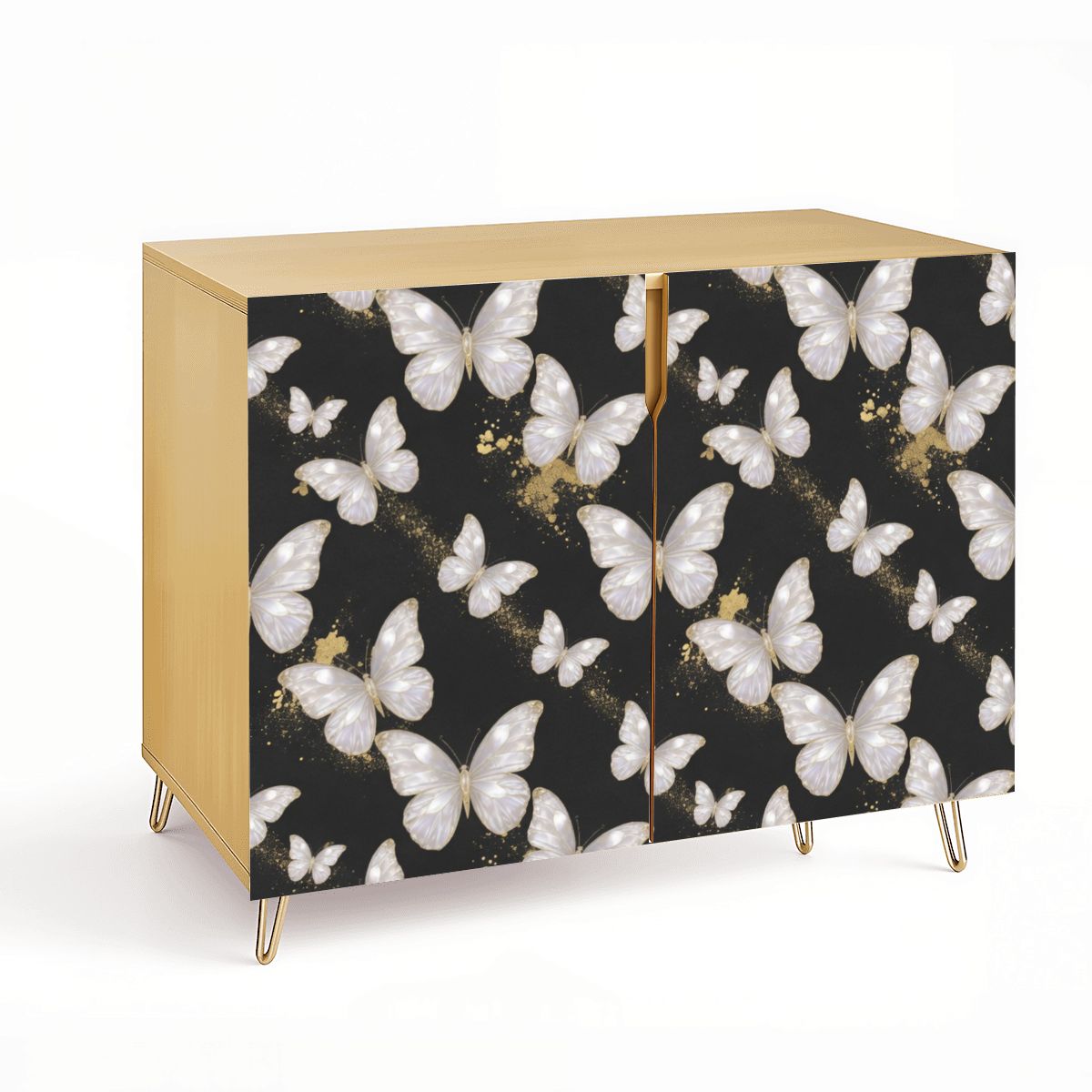 Wooden Storage Cabinet 01motyleperla