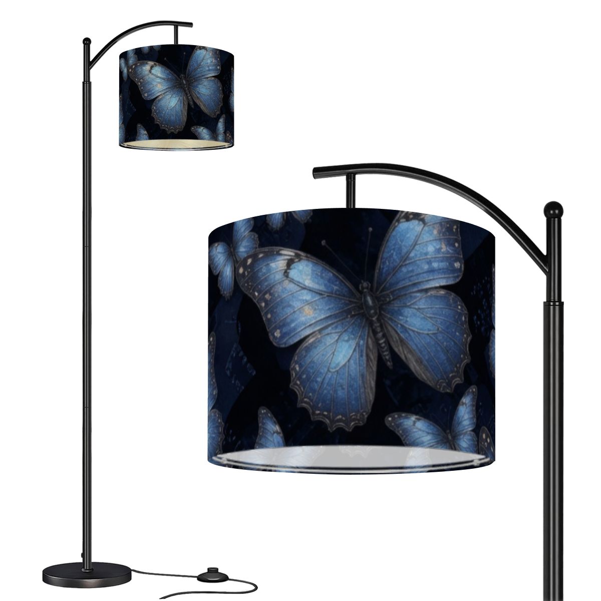 Motyle Morpho — Bogenstehlampe