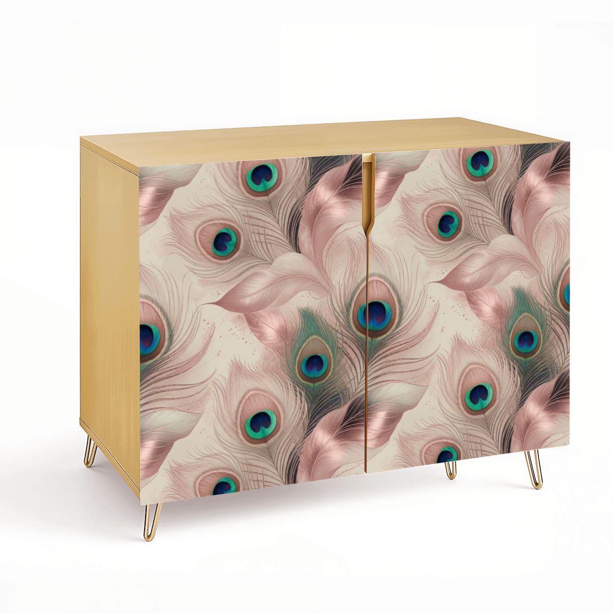 Wooden Storage Cabinet 05pawblush
