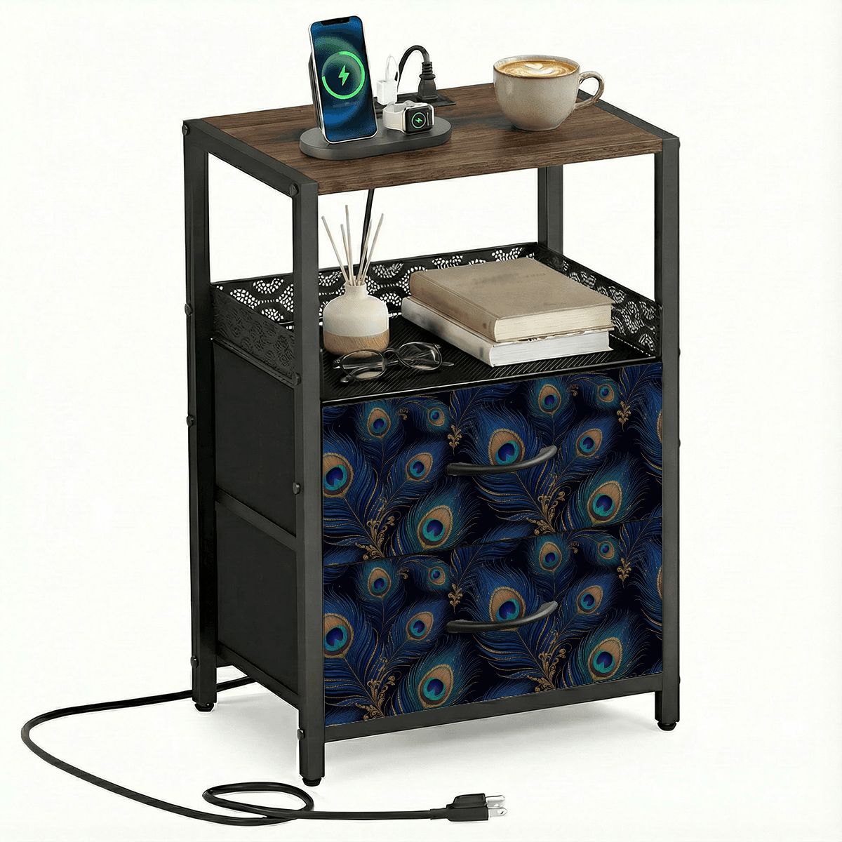 2Drawer Bedside Table 20pawgranat