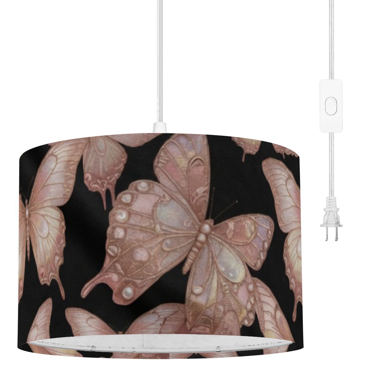 Motyle Rosegold — Żyrandol
