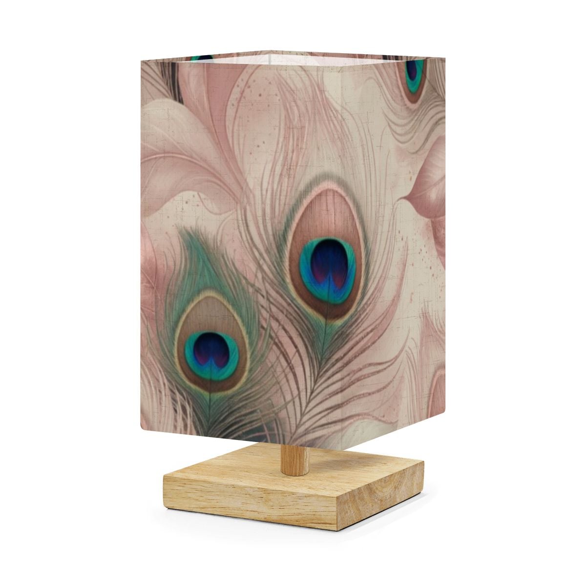 Paw Blush — Square table lamp