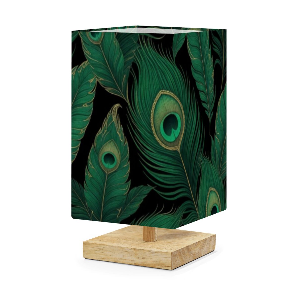 Paw Liscie — Quadratische Tischlampe