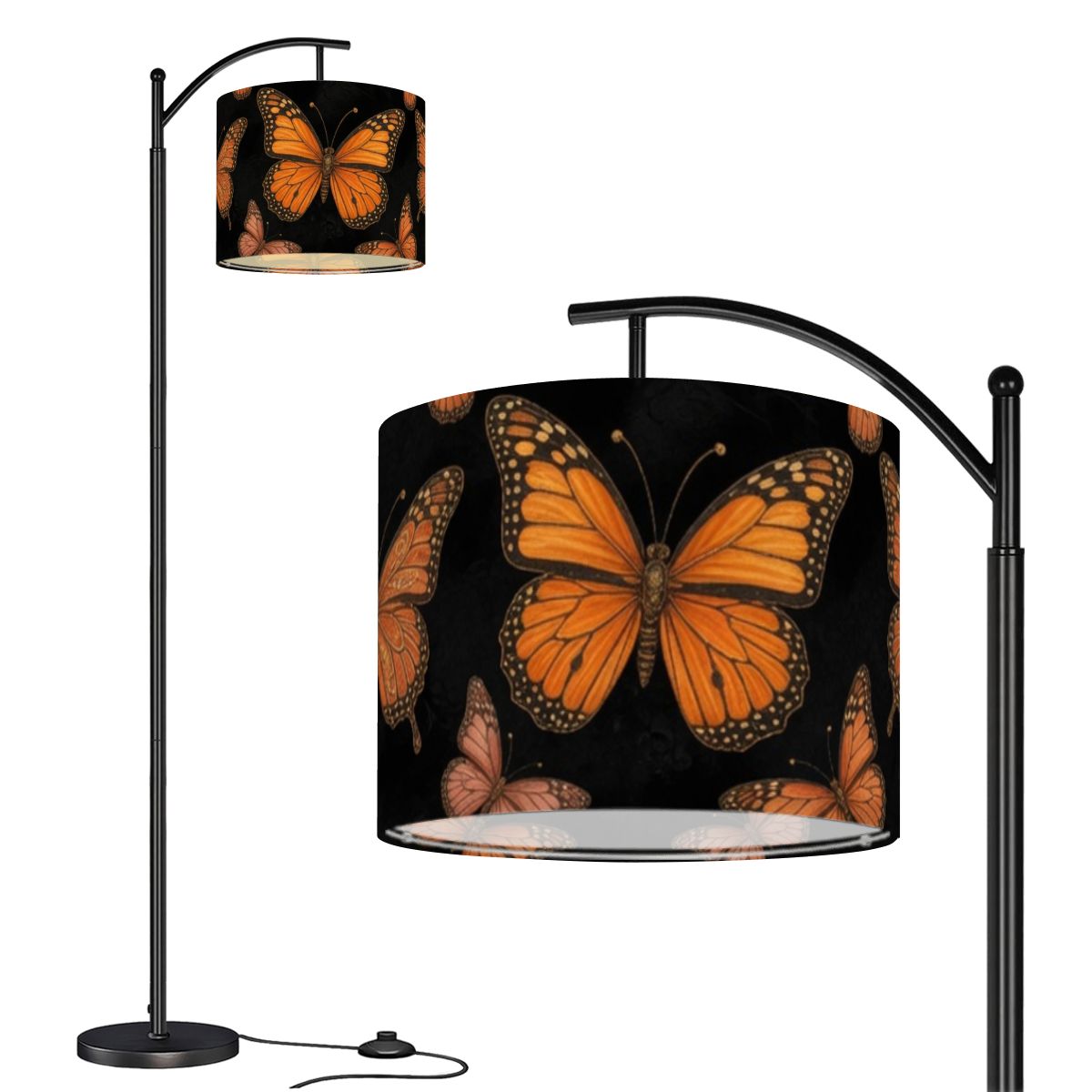 Motyle Monarcha — Bogenstehlampe