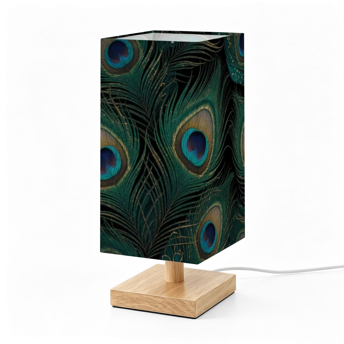 Paw Szmaragd — Lampe de table carrée