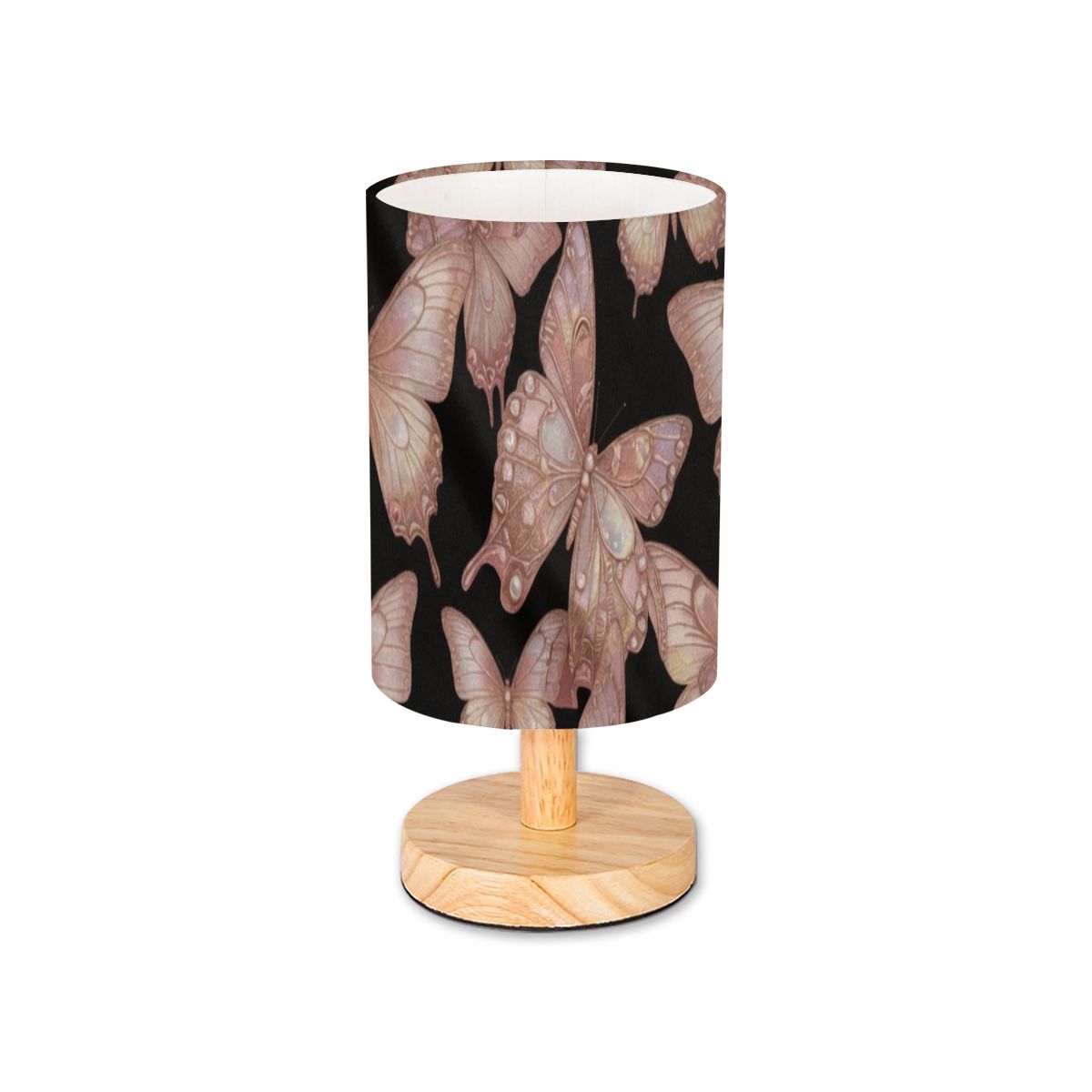 Motyle Rosegold — Lampa stołowa cylindryczna