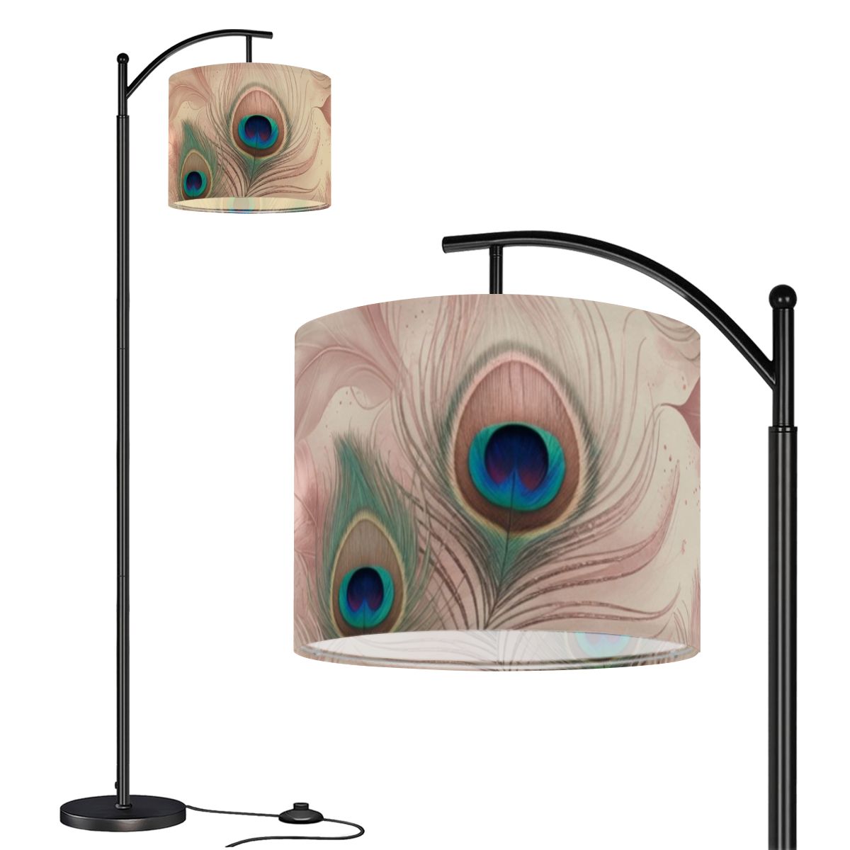 Paw Blush — Lampadaire arqué