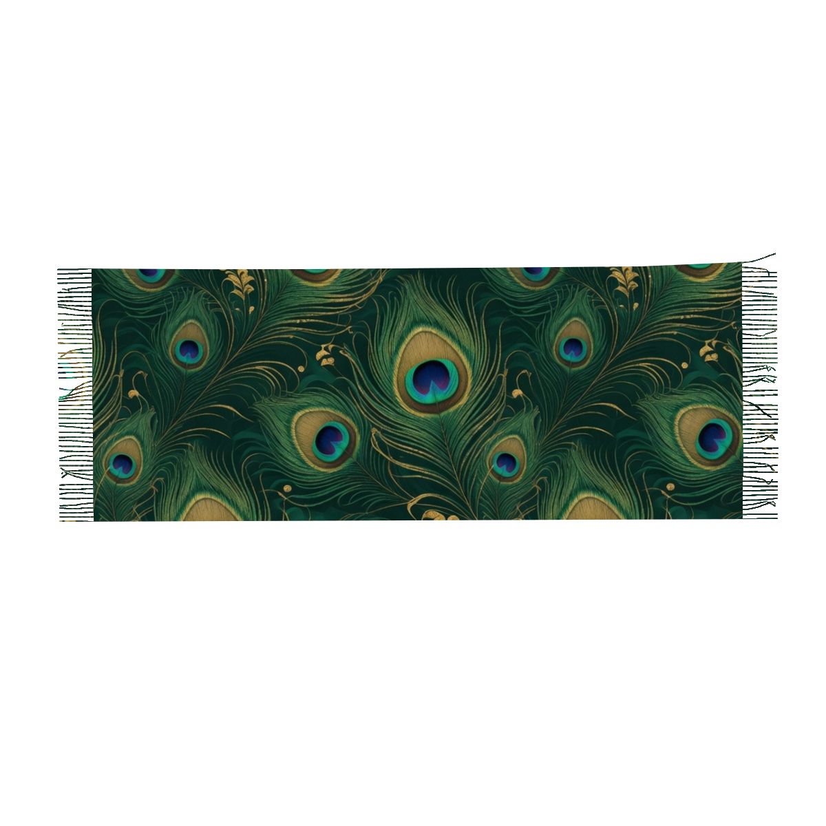 Paw Teal Gold — Szal
