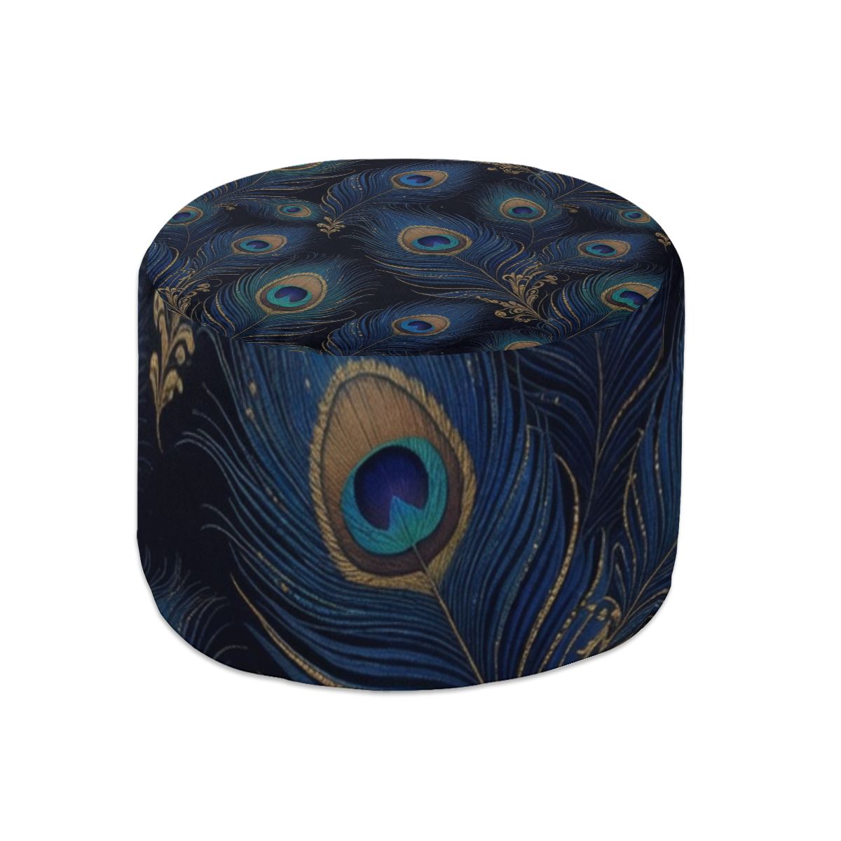 Round Pouf Ottoman 20pawgranat