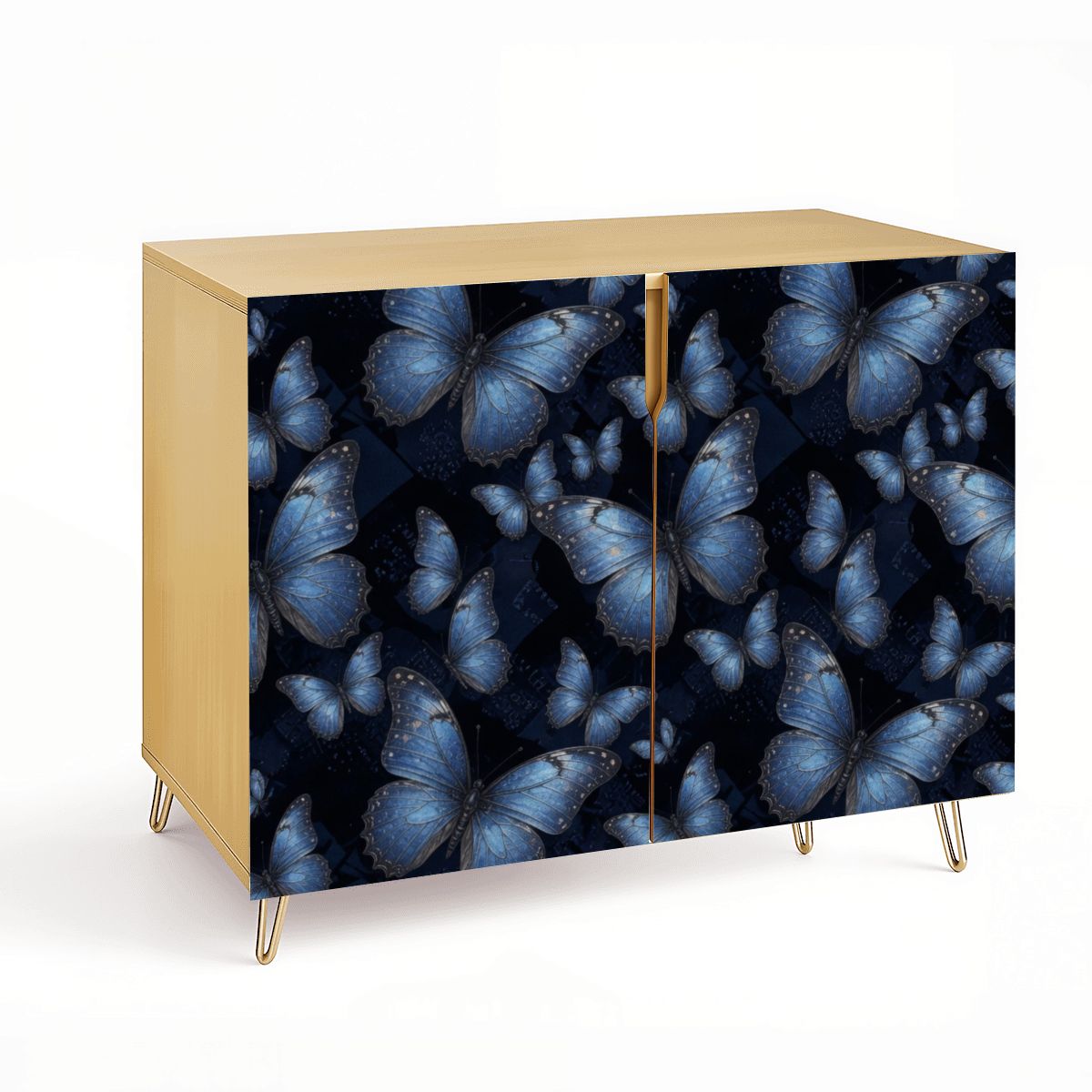 Wooden Storage Cabinet 03motylemorpho