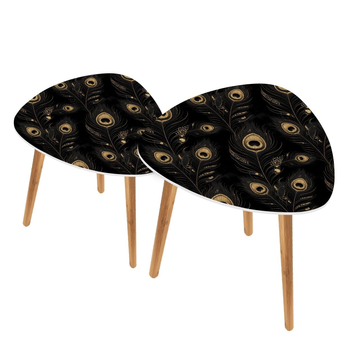 Triangle Coffee Table Set of 2 07pawzloto