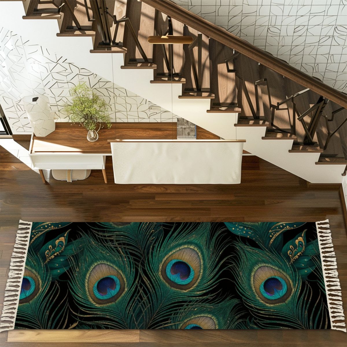 Paw Szmaragd — Runner rug