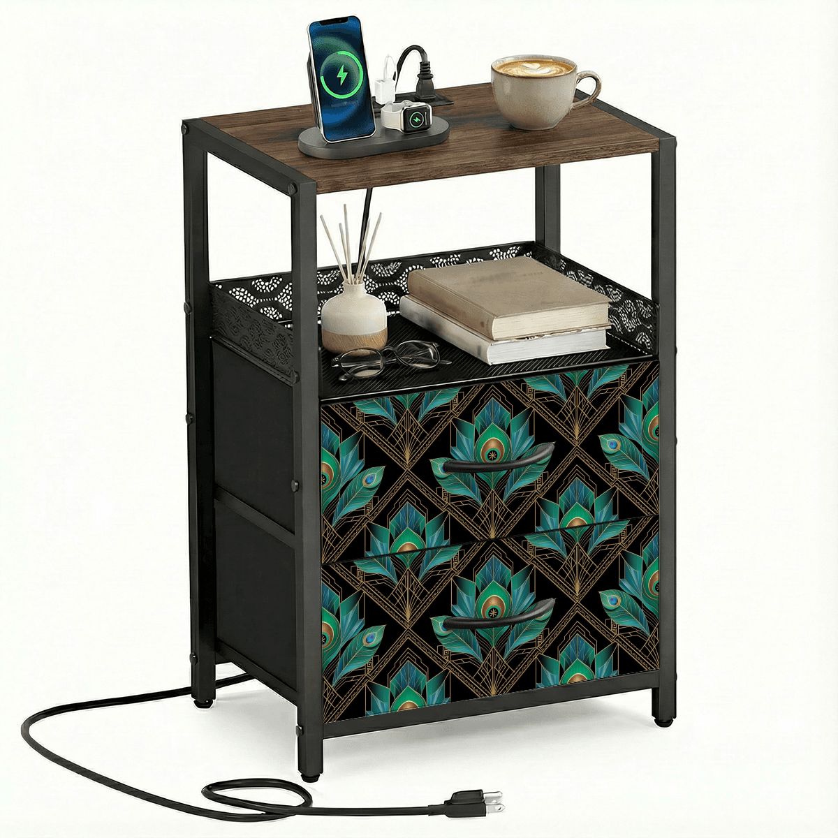 2Drawer Bedside Table 13pawdeco