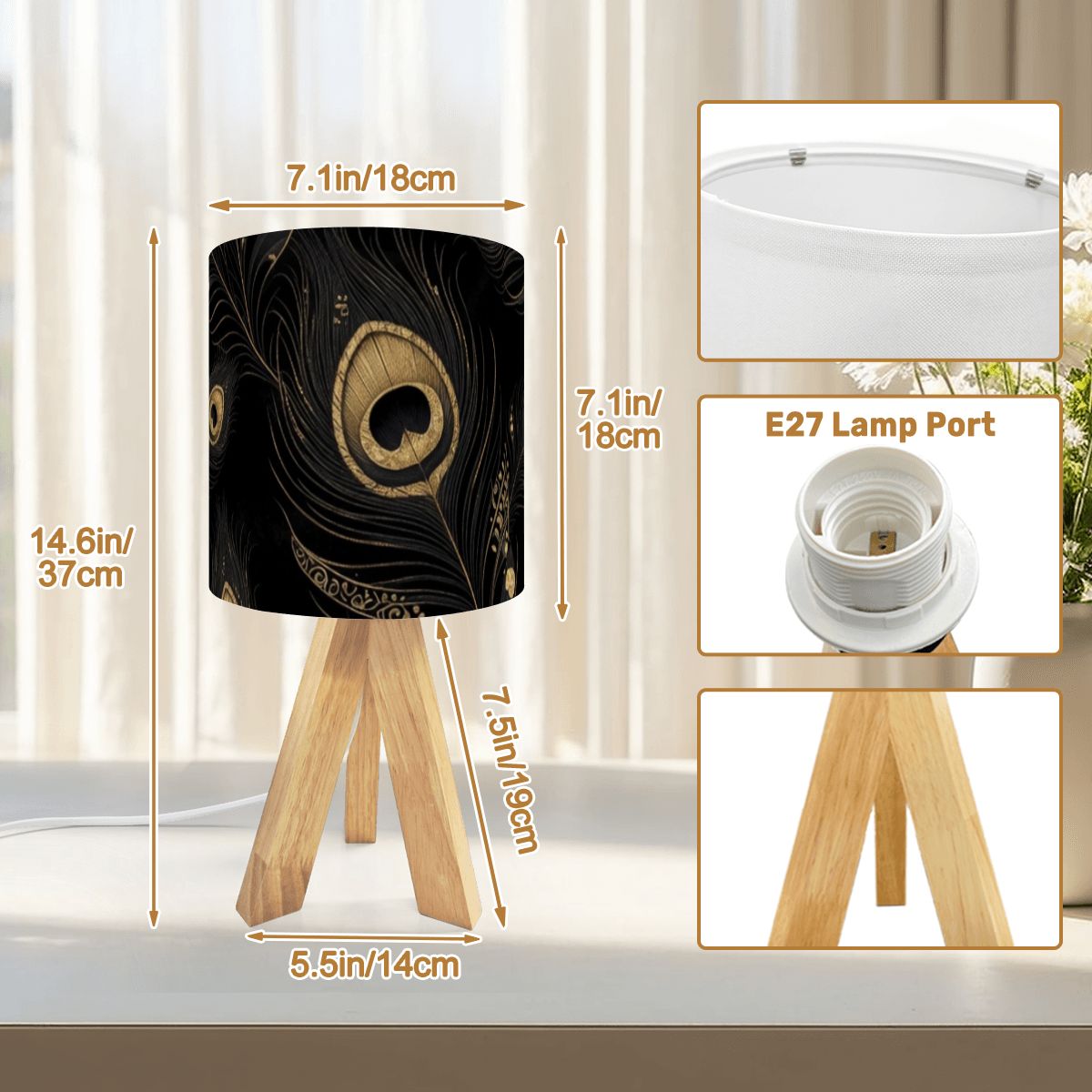 Paw Zloto — Lampe de table trépied