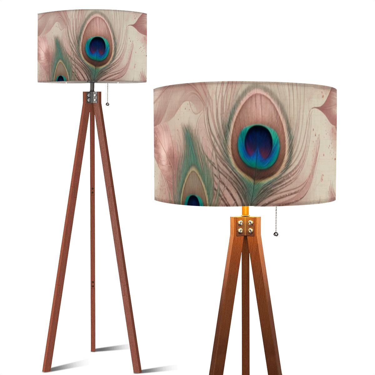 Paw Blush — Lampa podłogowa na trójnogu