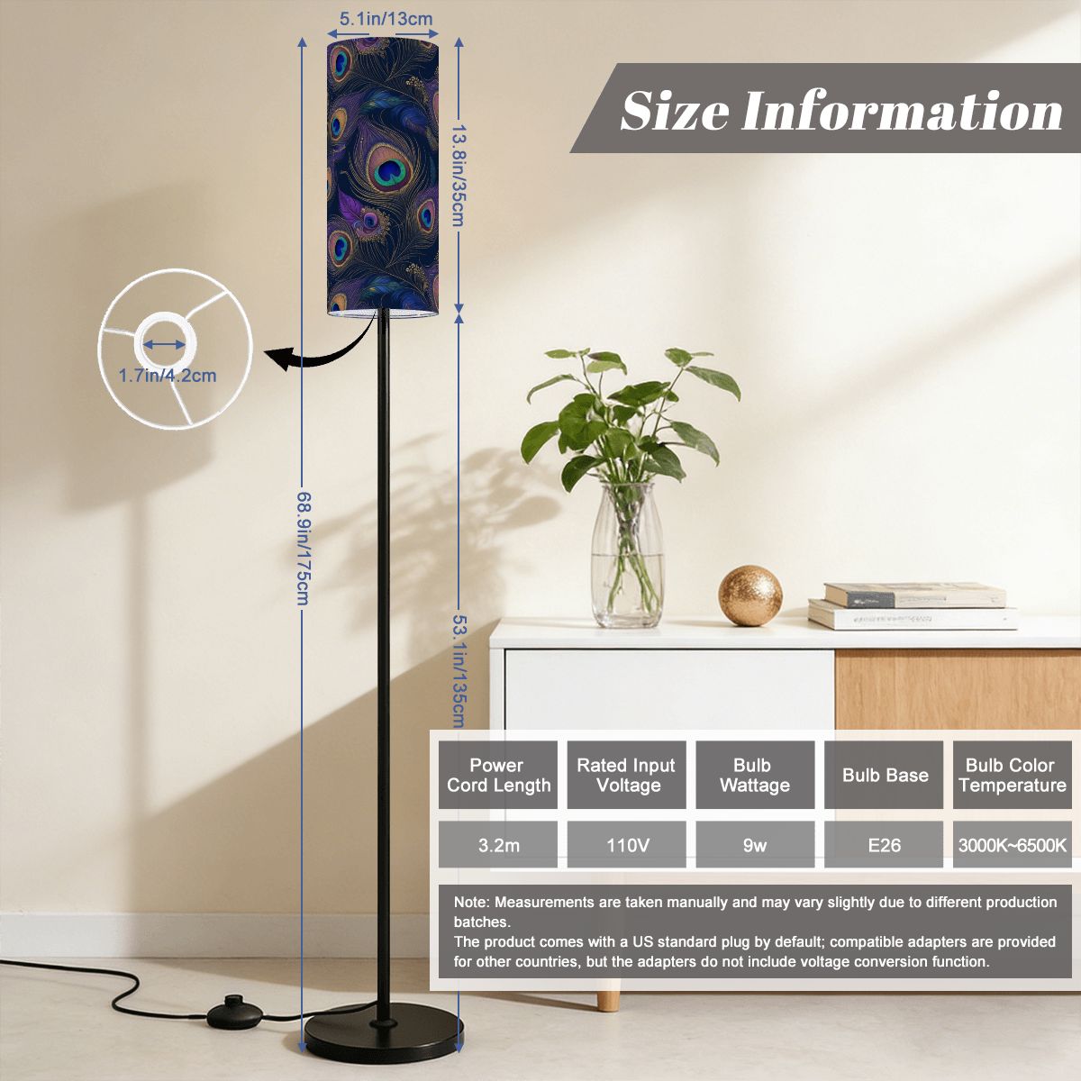Paw Ametyst — Floor lamp