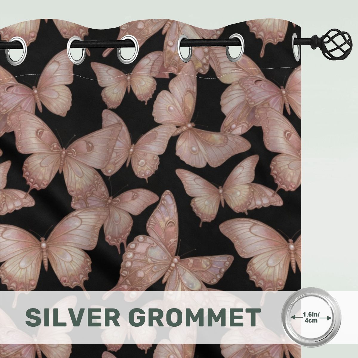 Motyle Rosegold — Blackout curtain