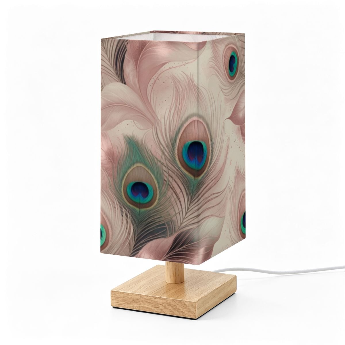 Paw Blush — Lampe de table carrée