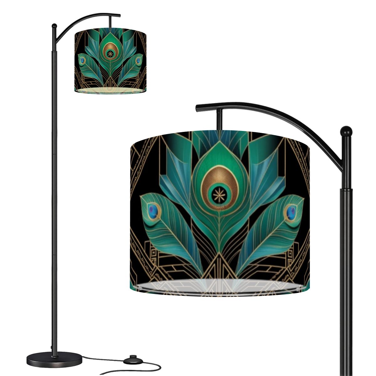 Paw Deco — Lampadaire arqué