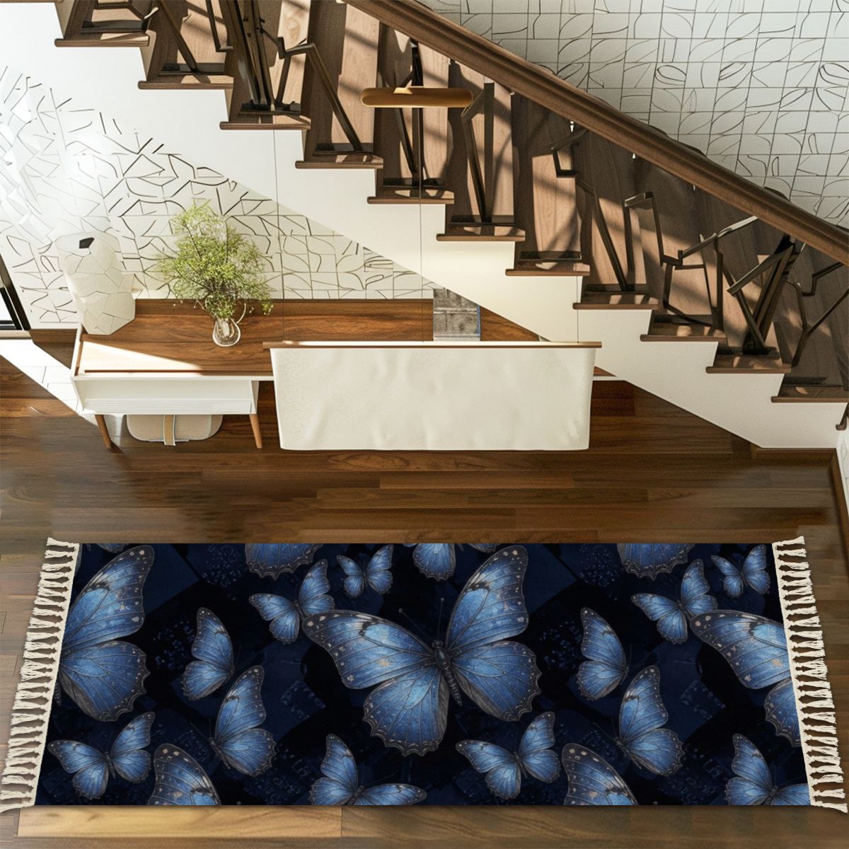 Motyle Morpho — Runner rug