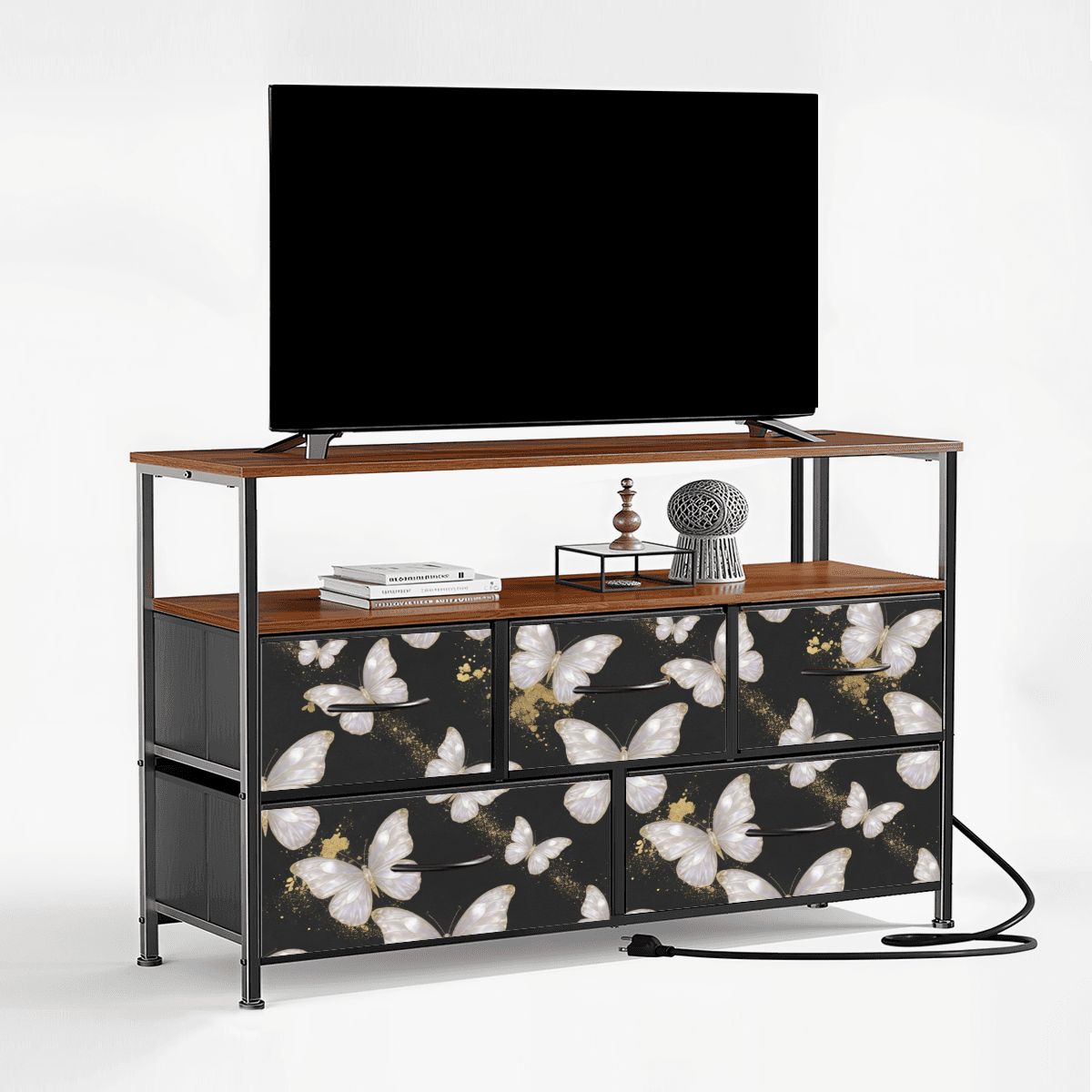5Drawer TV Stand Dresser 01motyleperla
